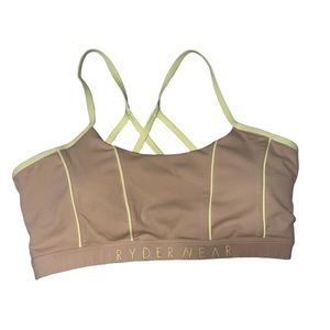 Ryderwear sports bra worn once size large !